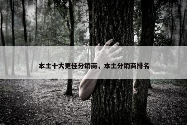 本土十大更佳分销商，本土分销商排名