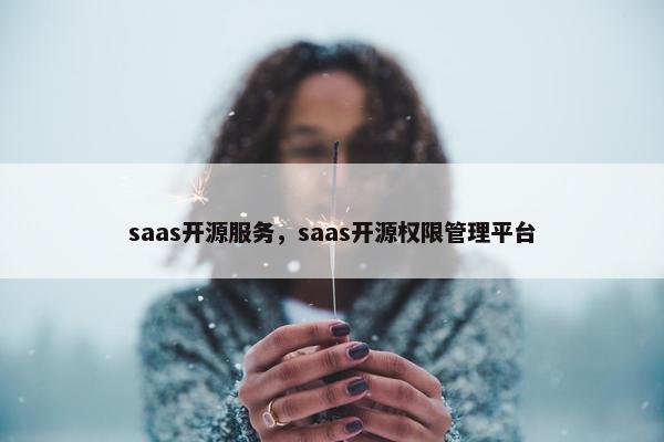 saas开源服务，saas开源权限管理平台