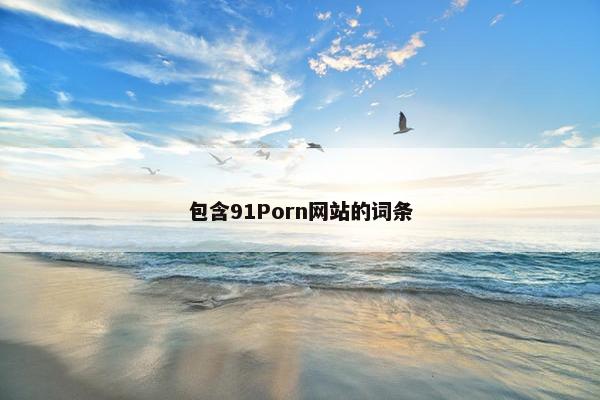 包含91Porn网站的词条