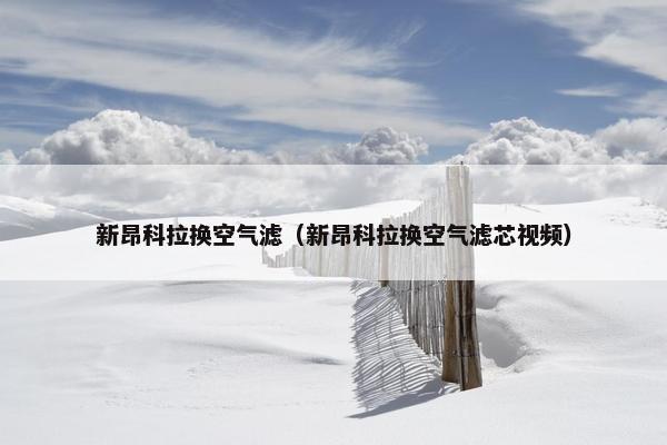 新昂科拉换空气滤（新昂科拉换空气滤芯视频）