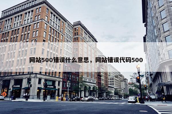 网站500错误什么意思，网站错误代码500