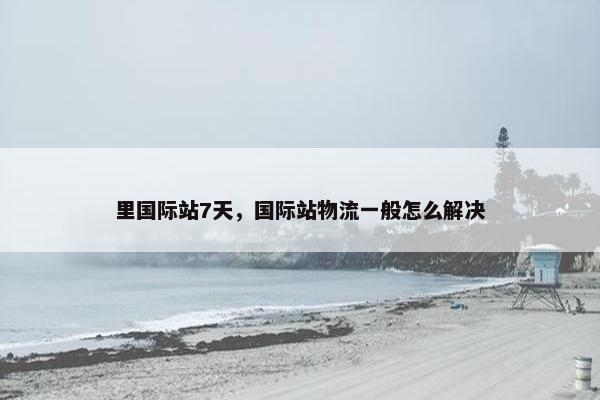 里国际站7天，国际站物流一般怎么解决