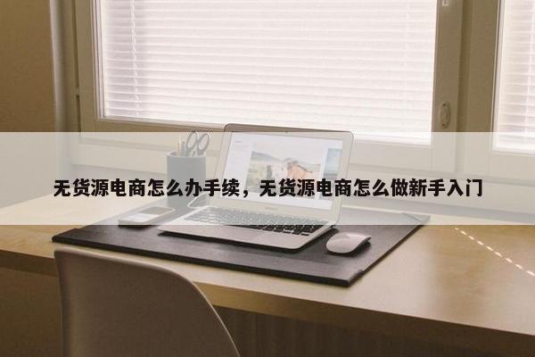 无货源电商怎么办手续，无货源电商怎么做新手入门