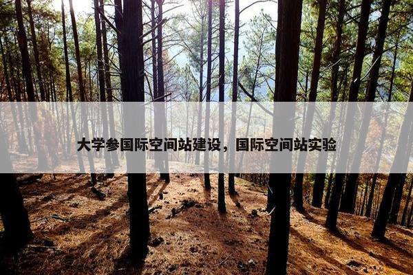 大学参国际空间站建设，国际空间站实验