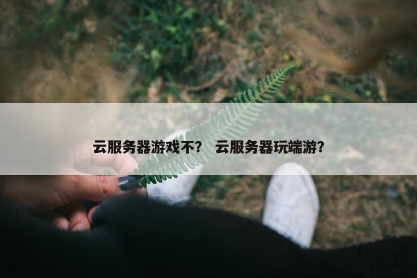 云服务器游戏不？ 云服务器玩端游？