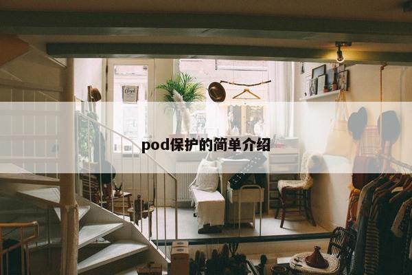 pod保护的简单介绍