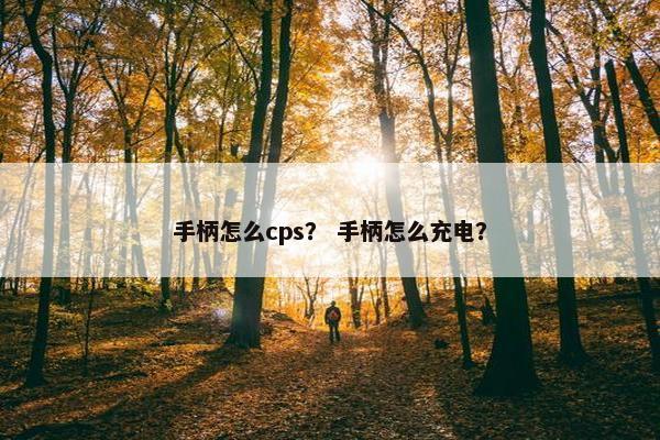 手柄怎么cps？ 手柄怎么充电？