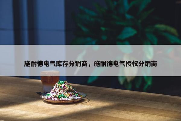 施耐德电气库存分销商，施耐德电气授权分销商