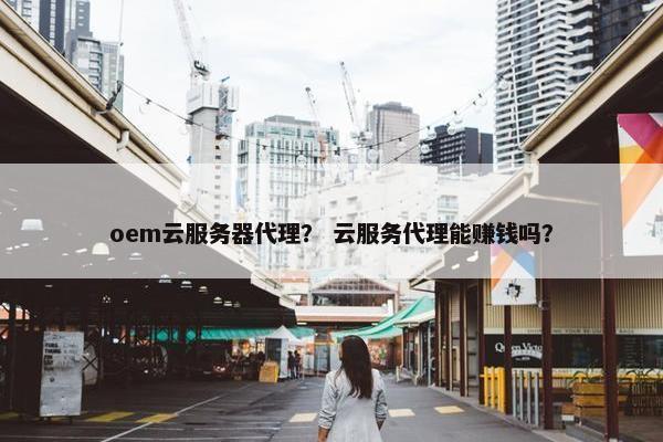 oem云服务器代理？ 云服务代理能赚钱吗？