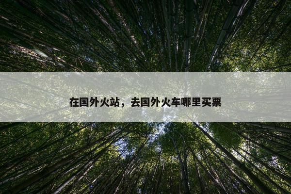 在国外火站，去国外火车哪里买票