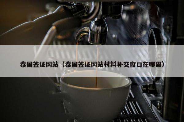 泰国签证网站（泰国签证网站材料补交窗口在哪里）