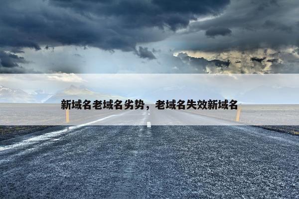 新域名老域名劣势，老域名失效新域名