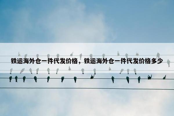 铁运海外仓一件代发价格，铁运海外仓一件代发价格多少