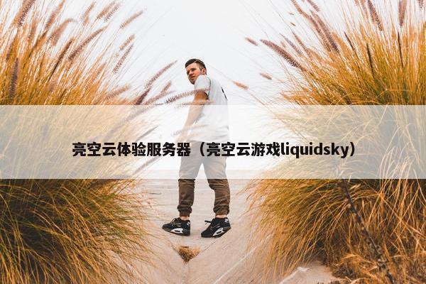 亮空云体验服务器（亮空云游戏liquidsky）