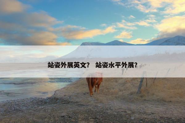 站姿外展英文？ 站姿水平外展？