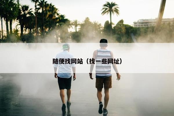 随便找网站（找一些网址）