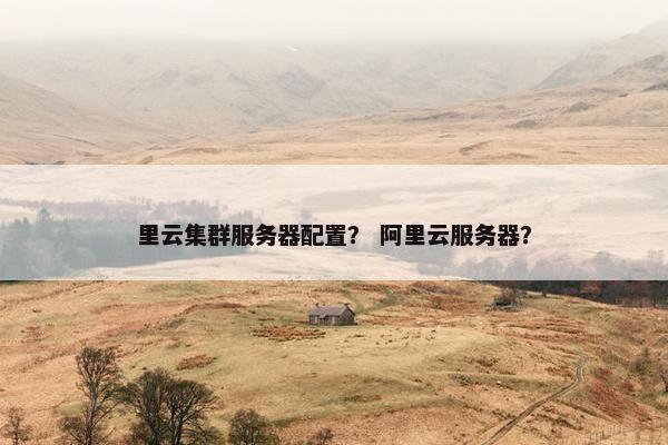 里云集群服务器配置？ 阿里云服务器？