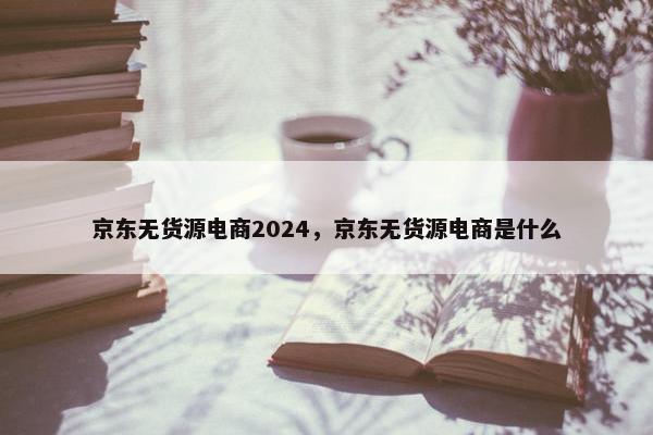 京东无货源电商2024，京东无货源电商是什么