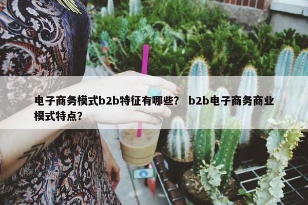 电子商务模式b2b特征有哪些？ b2b电子商务商业模式特点？