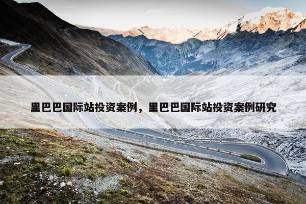 里巴巴国际站投资案例，里巴巴国际站投资案例研究