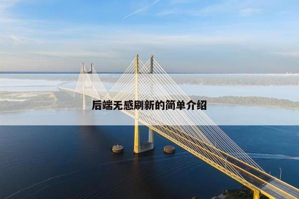 后端无感刷新的简单介绍