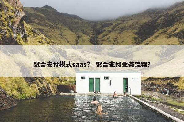 聚合支付模式saas？ 聚合支付业务流程？