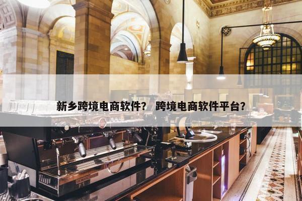 新乡跨境电商软件？ 跨境电商软件平台？