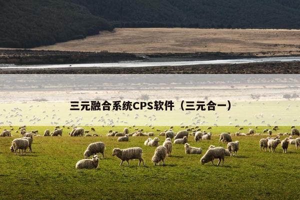 三元融合系统CPS软件（三元合一）