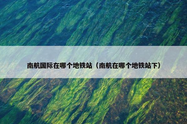 南航国际在哪个地铁站（南航在哪个地铁站下）