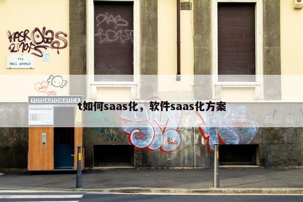 t如何saas化，软件saas化方案