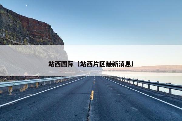 站西国际（站西片区最新消息）