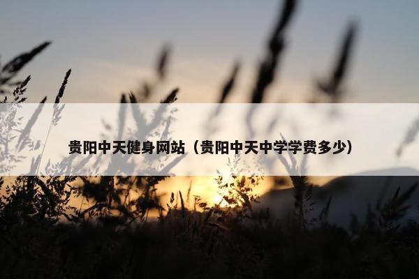 贵阳中天健身网站（贵阳中天中学学费多少）