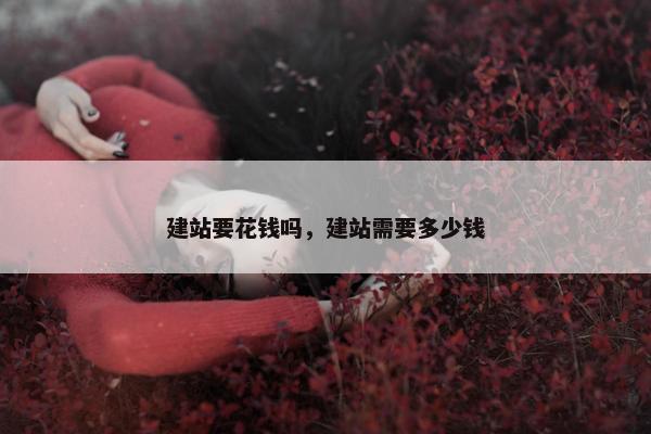 建站要花钱吗，建站需要多少钱