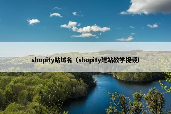 shopify站域名（shopify建站教学视频）