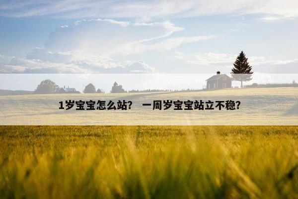 1岁宝宝怎么站？ 一周岁宝宝站立不稳？