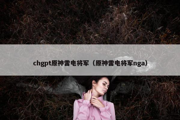 chgpt原神雷电将军（原神雷电将军nga）