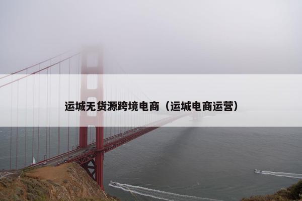 运城无货源跨境电商（运城电商运营）