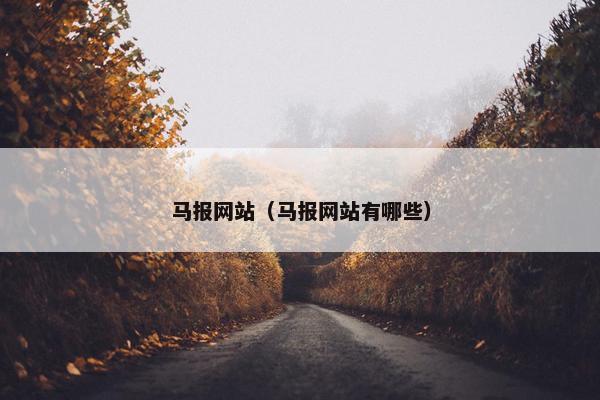 马报网站（马报网站有哪些）