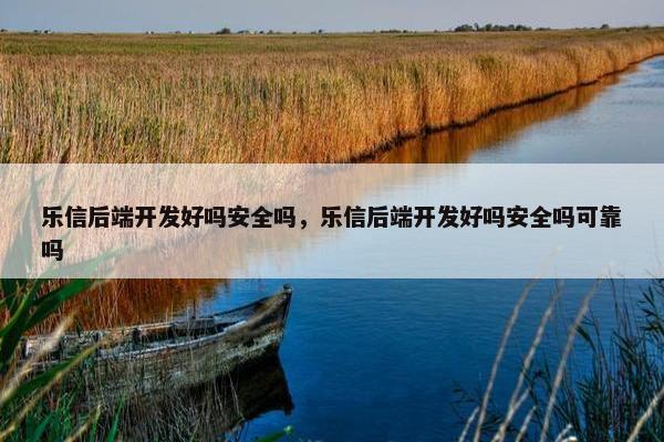 乐信后端开发好吗安全吗，乐信后端开发好吗安全吗可靠吗