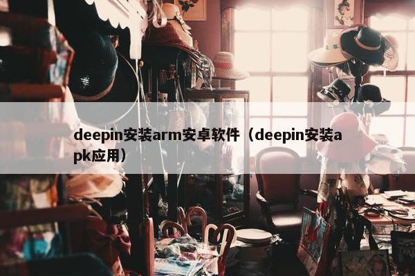 deepin安装arm安卓软件（deepin安装apk应用）