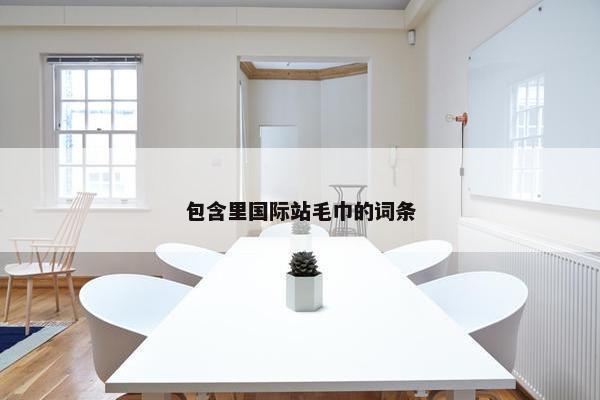 包含里国际站毛巾的词条