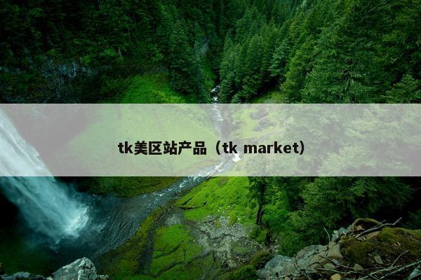 tk美区站产品（tk market）