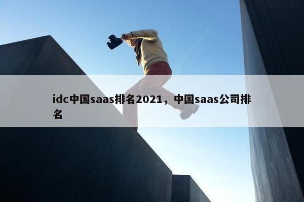 idc中国saas排名2021，中国saas公司排名