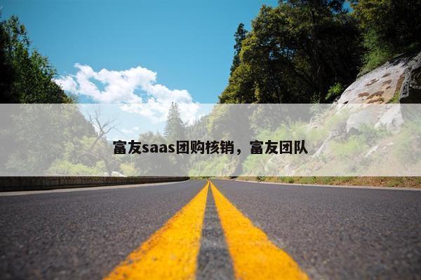 富友saas团购核销，富友团队