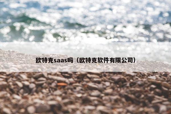 欧特克saas吗（欧特克软件有限公司）