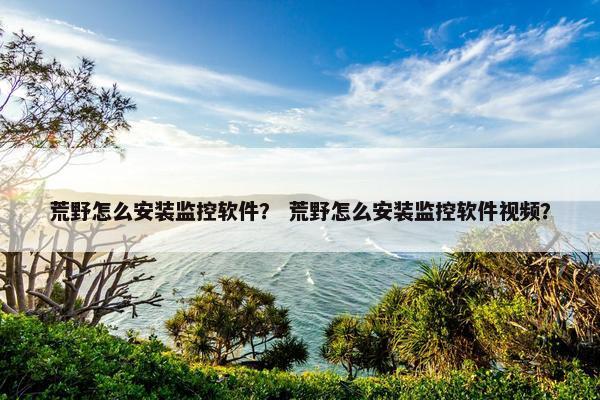 荒野怎么安装监控软件？ 荒野怎么安装监控软件视频？