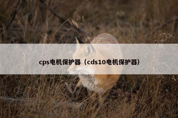 cps电机保护器（cds10电机保护器）