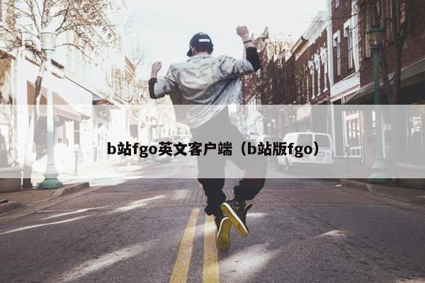 b站fgo英文客户端（b站版fgo）