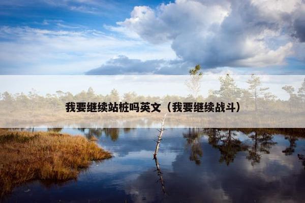 我要继续站桩吗英文（我要继续战斗）