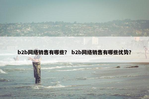 b2b网络销售有哪些？ b2b网络销售有哪些优势？